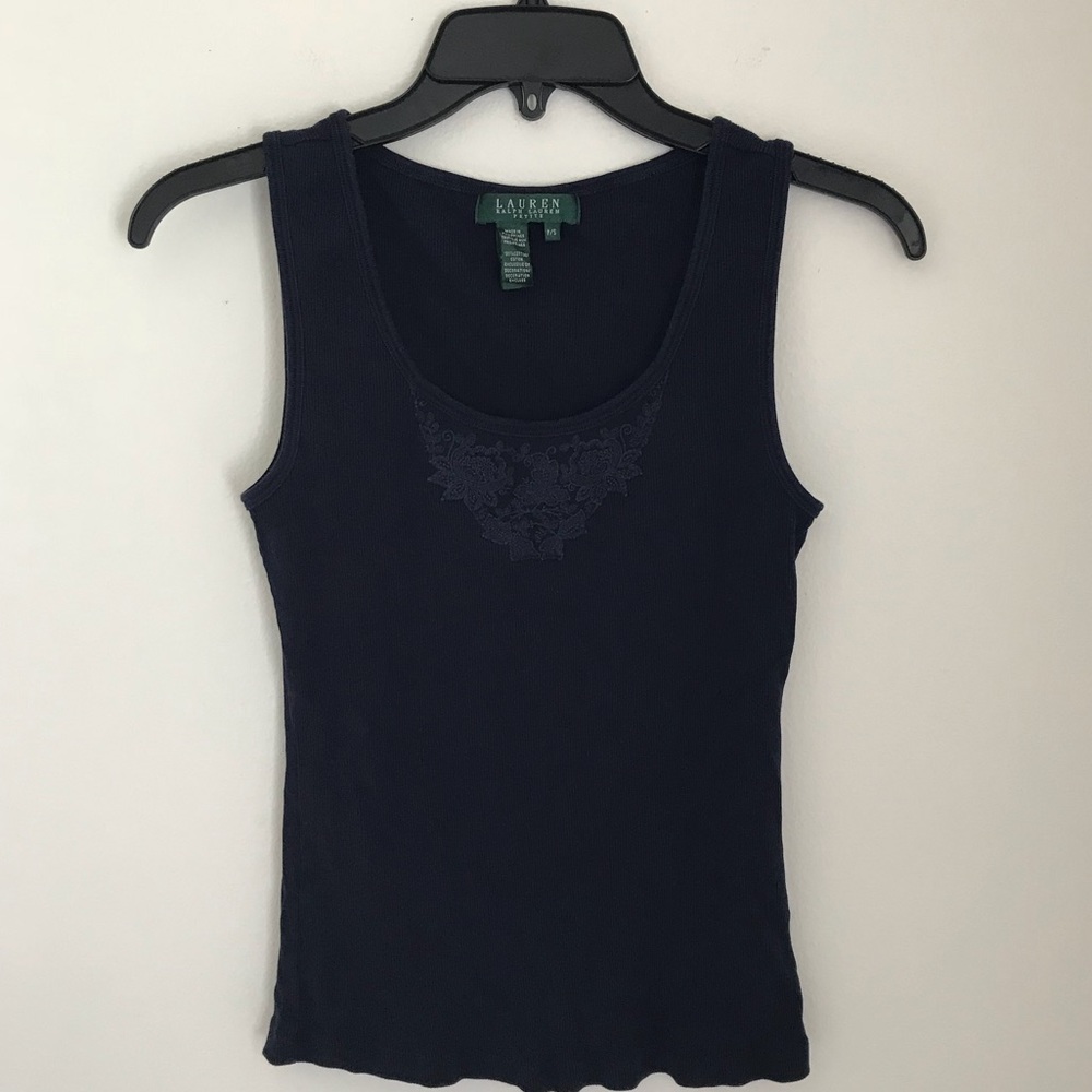 Ralph Lauren Tank Top, Navy Blue